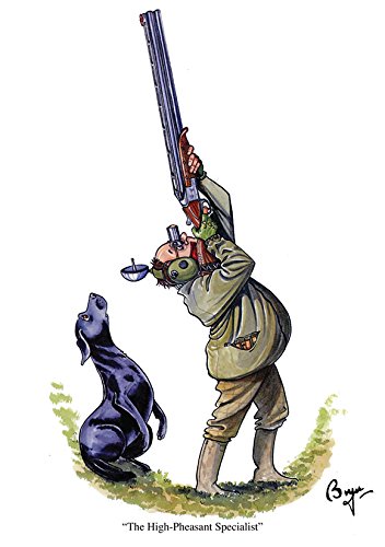 Bryn Parry The High Pheasant Specialist Shooting Greeting Card
