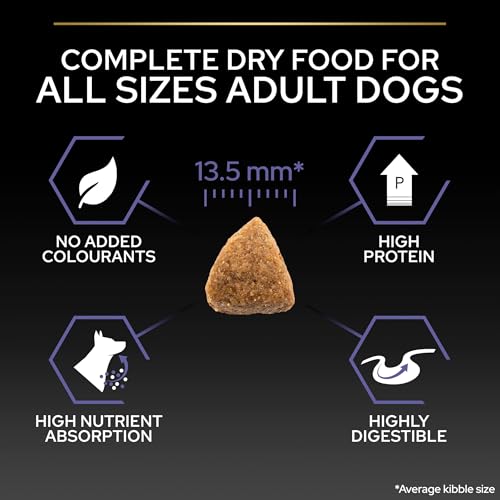 Pro Plan All Size Adult Hund Performance, Hundefutter trocken, reich an Huhn, 1er Pack (1 x 14 kg)