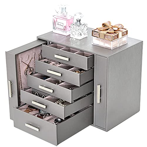ANWBROAD Jewelry Organizer Box, Jewelry Box for Necklace Earring Bracelet