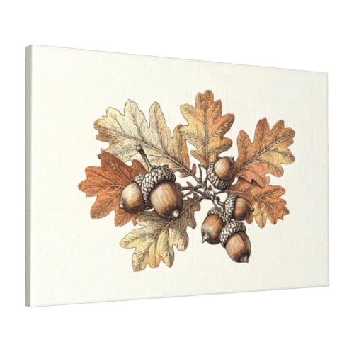 Peinture moderne de gland sur toile de haute qualité grand format encadré