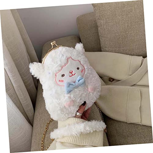 TENDYCOCO Bolsa transversal de pelúcia animais de pelúcia menina animais de pelúcia bolsa infantil d