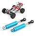 Keen so Amortisseur Avant en Alliage d'aluminium de 72 mm, Amortisseur, pièces de Rechange RC pour Voiture modèle Wltoy 1/14 144001 RC(1316B-Bleu)