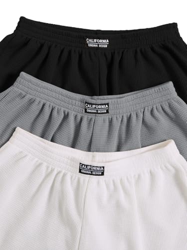 Image of SOLY HUX Women's Summer Shorts 3 Packs Casual Comfy Shorts Sets