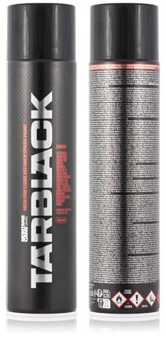 Montana TARBLACK + srebrny chrom | 6 x 600 ml wysokociśnieniowych sprayów | odporny na warunki zimowe | optymalna wydajność również w zimnym klimacie!