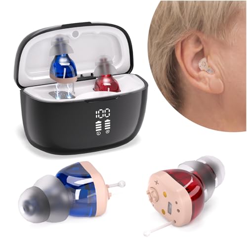 Digitales wiederaufladbares Soundgerät für Erwachsene und Senioren, Lautstärkestufen, Ladebox