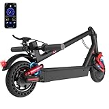 HX D06 Electric Scooter Adult, Dual Suspension, 500W 10Ah Commuter E Scooter & Light...