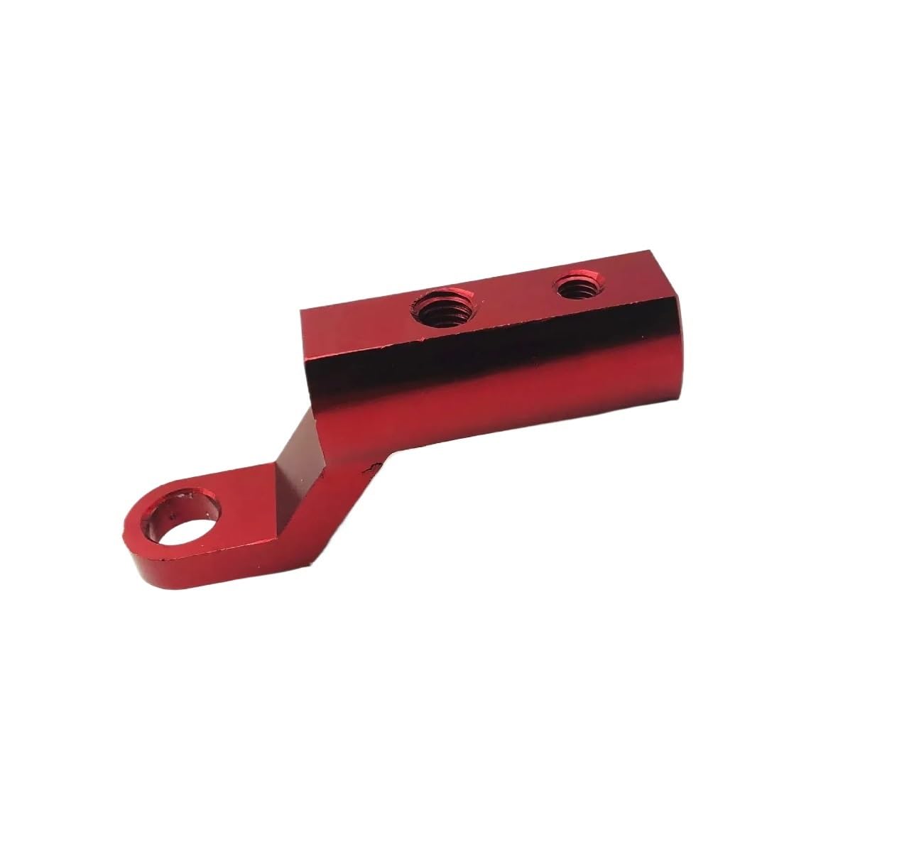 Aluminum Bracket for Motorcycle Scooter Rearview Mirror Mount for Fixing for Spotlight Phone Holder 1/2PC Auto Parts(Red)