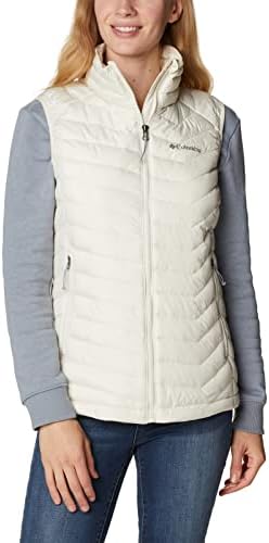 Columbia Women's Powder Lite Vest, Chalk, 1X Plus