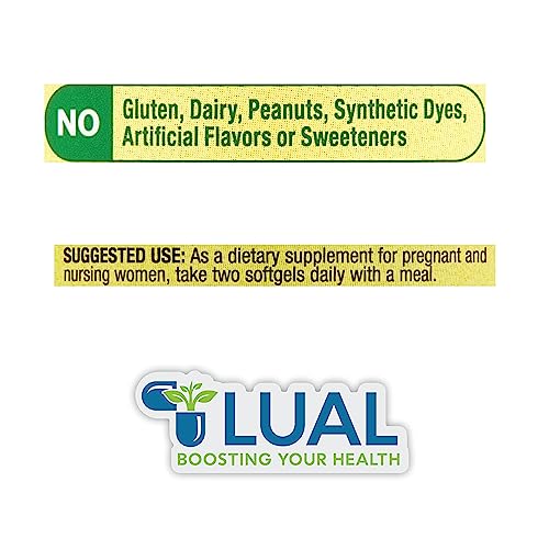 Prioritize Your Health And Baby's Development With Spring Valley Mini Prenatal Multivitamin 120 Softgels. Includes Luall Sticker (1) #TOP4
