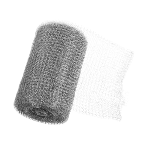 STOBAZA Metal Mesh Fabric 5 Inch x 100 Foot Mesh Wire Roll Decorative Wire Mesh Hardware Mesh for DIY Projects and Garden Bungalows