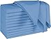 Bedding Craft Cotton Dinner Napkins Set of 12 – 18x18 Light Blue – Machine Washable Fabric Napkins Ideal for Weddings, Thanksgiving, Christmas & Everyday Dining
