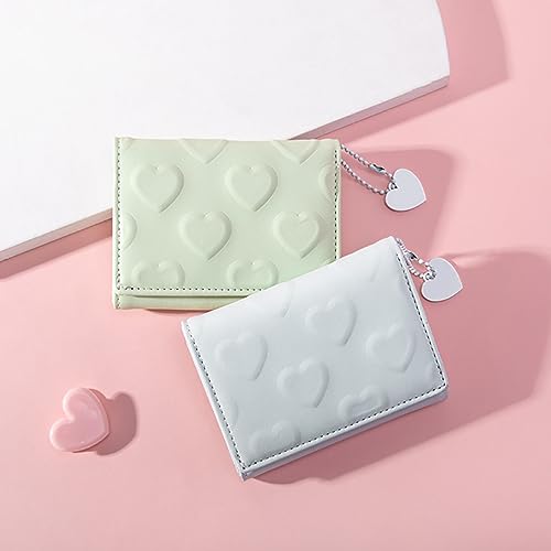 Small Size Travel Wallet - Mini Leather Trifold Card Holder for Lady, Teen Girl & Kid3