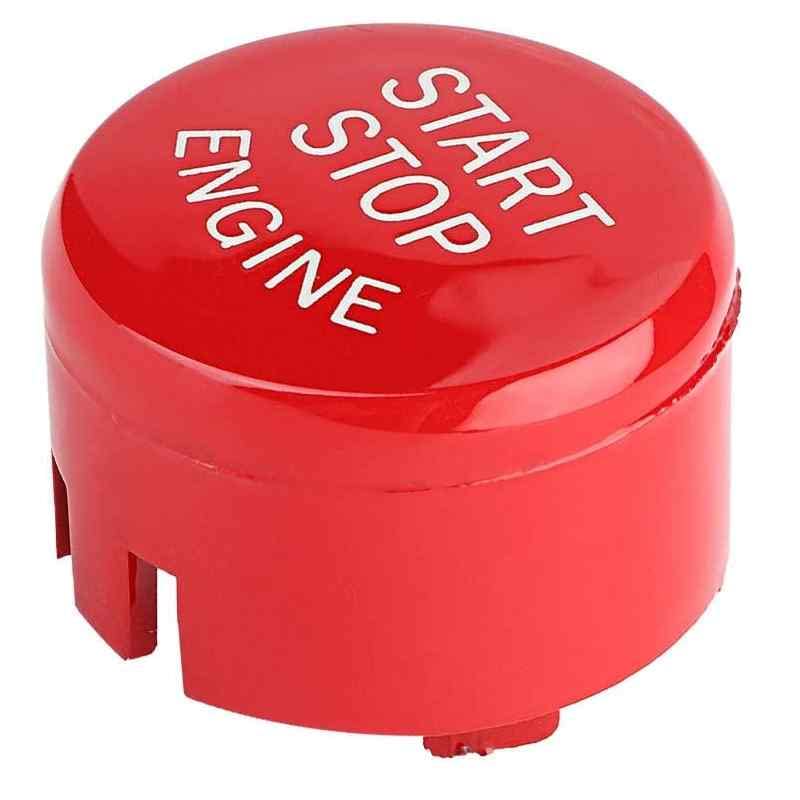 Boton start stop engine, Botón de arranque para vehículos, Botón de encendido coche eficiente, compatible con BMW F y X, Conveniente y eficiente encendido y apagado del motor, Color Rojo