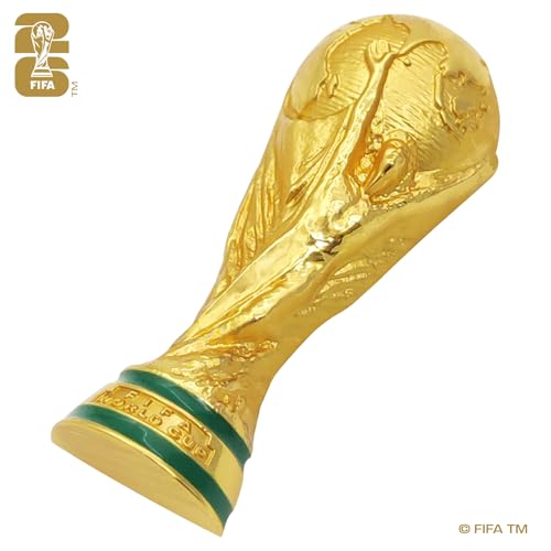 Image of Official 2026 FIFA World Cup Edition 1.8 Inch 2.5D Trophy Replica Magnet -Timeless Collector's Item - Premium Weighted Zinc Alloy Ideal for Refrigerators, Office, Metal Cooler or Any Magnetic Surface