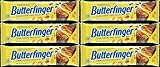 Butterfinger, Bulk 6 Pack, Chocolatey, Peanut-Buttery, Full Size Individually Wrapped Candy Bars, Valentine’s Day Gift, 1.9 oz Each