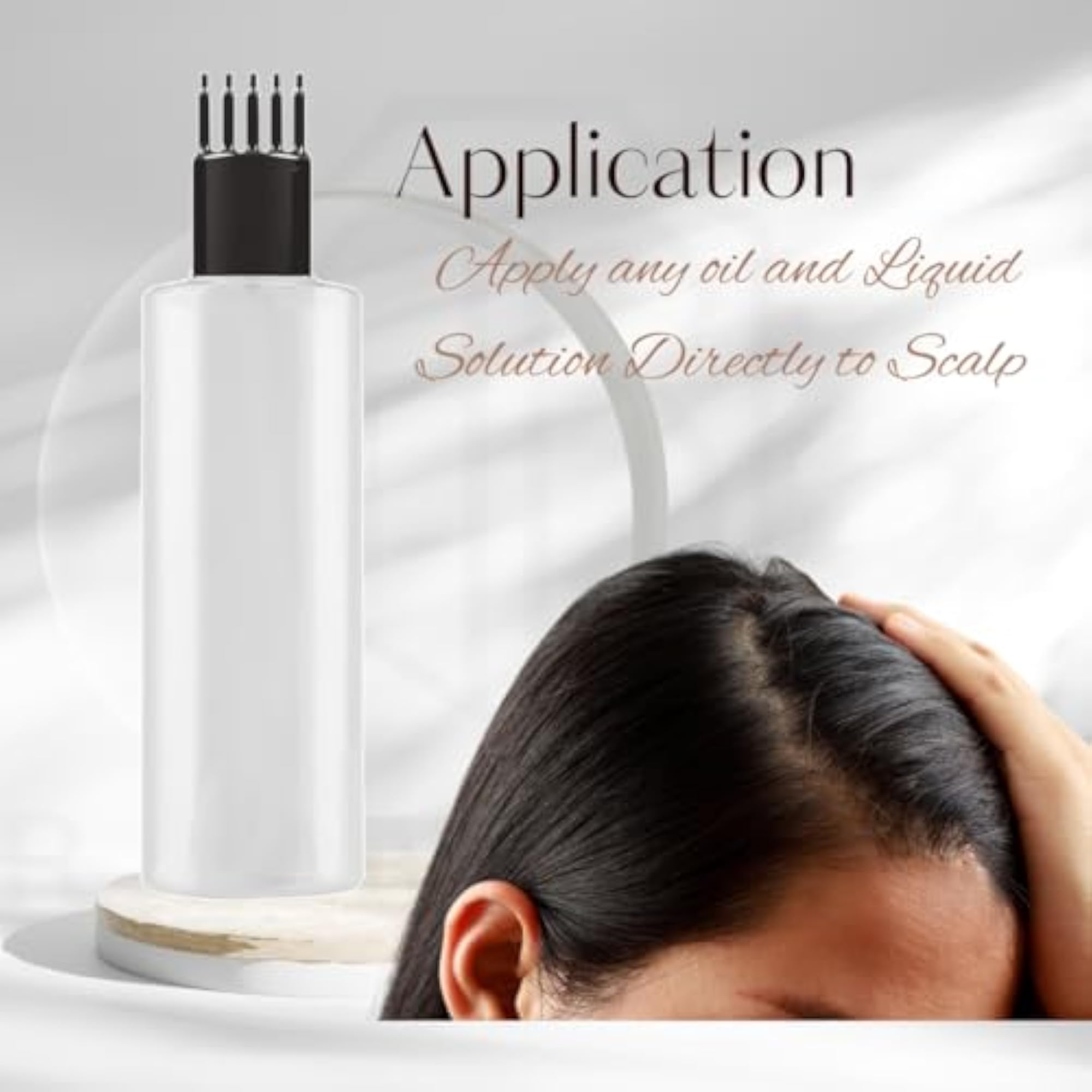 8 Pack 100ml Empty Bottle with Comb Nozzle