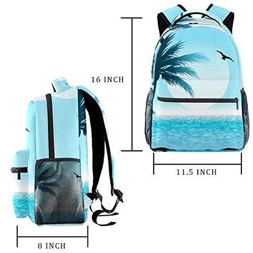 Sac à dos imprimé fleurs multicolore pour ordinateur portable et loisirs urbains - 2