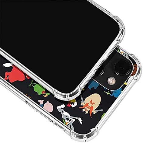 Skinit Clear Phone Case Compatible with iPhone 13 Mini - Officially Licensed Looney Tunes Identity Pattern Design