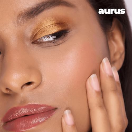 Image of Ruby's Organics Eyeshadow Liquid Mini's Set For Women- Metallic Finish, Long Wearing, Smudge Proof, Non Irritating, Vegan, Organic, Moon Metals Pack Contains Luna, Copper and Aurus,3ml Each-Pack of 3