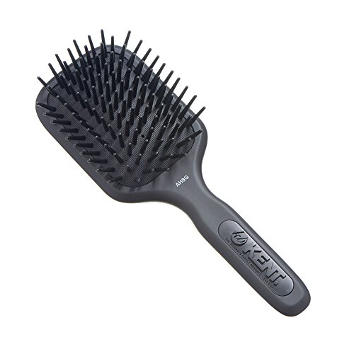 Kent medium phat pin cushioned base hair brush - ah8 grey (pack o…