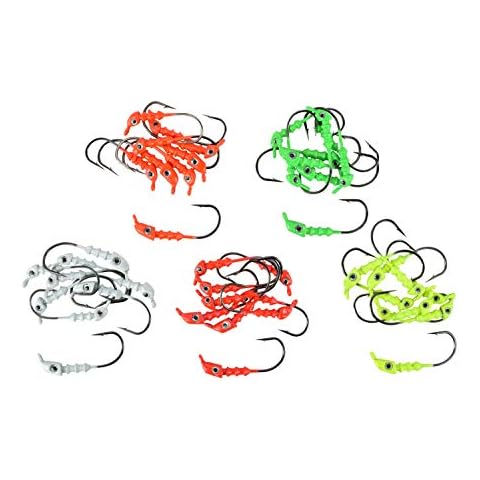 Last Cast Tackle 3.5g, 5.0g, & 7.0g 5 Color 45pc Jig Head Assortment Cover