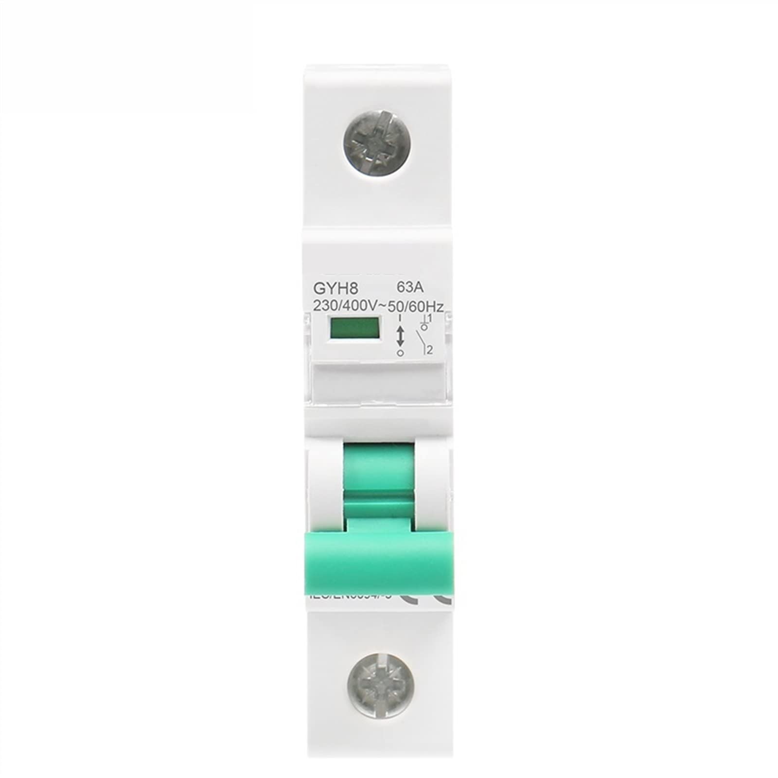 NVSFZGIYG GYH8 Din Rail Isolator Circuit Breaker 230V/400V Main Switch 63A 100A 125A Isolating 1Pcs(100A)