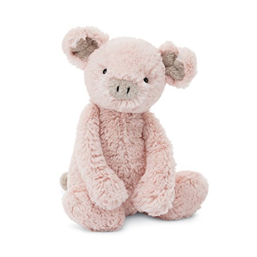 Jellycat Bashful Pig Stuffed Animal, Small, 7 inches