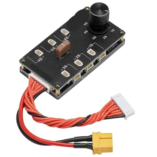 Chargeur d'équilibre 6 ports 1S XT60 pour batteries PH2.0 et BT2.0 de drone FPV Tinywhoop