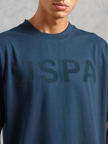 Image of U.S. Polo ASSN. Mens OEE09 Brand Printed Comfort Fit Lounge T-Shirt