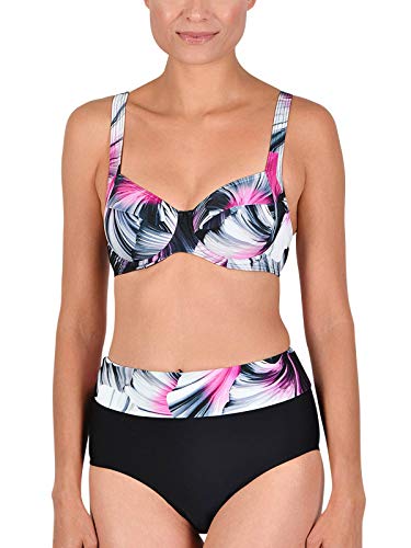 Preisvergleich Produktbild Naturana Bügel Bikini 72583 Gr. 44 B in schwarz-Graphit-pink