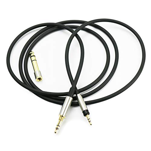 NewFantasia Replacement Audio Upgrade Cable Compatible with Audio Technica ATH-M50x, ATH-M40x, ATH-M70x, ATH-M60X Headphones 1.5meters/4.9feet