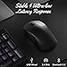 Keychron M3 Kabellose optische Maus, 2.4 GHz/Bluetooth 5.2, 1000 Hz, programmierbarer, PixArt 3311 Sensor, 12000 DPI/300 IPS, leicht und ergonomisch, Gaming-Maus für Windows, Mac und Linux – Schwarz