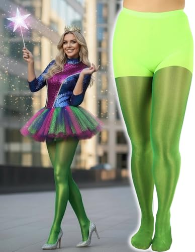 Image of ToBeInStyle Women's Shine & Shimmer Metallic Pantyhose Opaque Lurex Tights