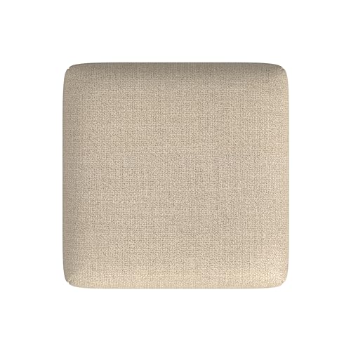 Image of HomePop Metal Frame Counter Stool, 24-Inch, Light Tan