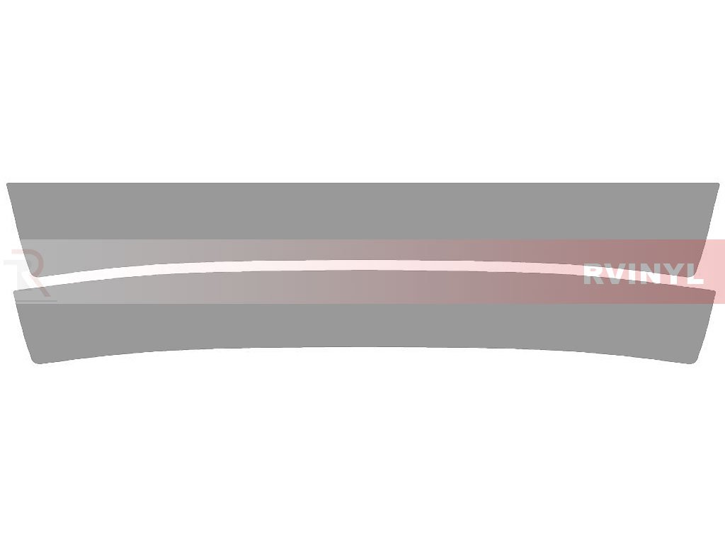 Rvinyl Window Tint Kit Compatible with GMC Pick Up 1993-1994 - Windshield Strip Visor - 50%