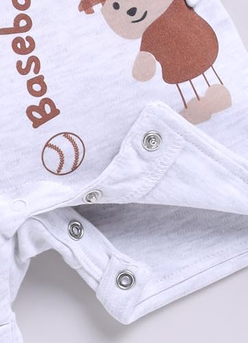 Image of Smart Baby Dungaree Set for Baby Girls | Cotton Romper with T-Shirt | Soft & Breathable Fabric | Cute Embroidery | Snap Button Closure for Easy Diaper Change