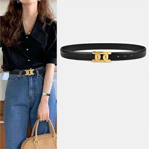 1Pcs Women's Belt Alloy Buckle Fashion Casual Jeans High End Long Skirt Pants3