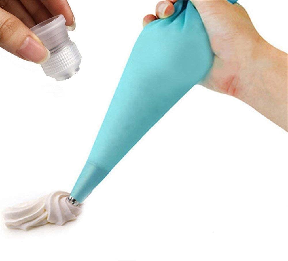 Baking Set 35 cm- Professional Reusable Silicone Icing/Piping Bag for Cake/Pastry/Cupcake Decorating (Nozzle Not Include)