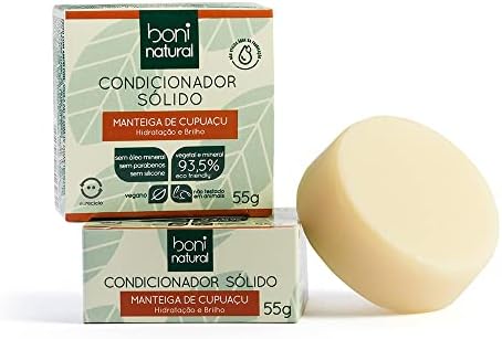 BONI NATURAL Condicionador Sólido Vegano com Manteiga de Cupuaçu ...