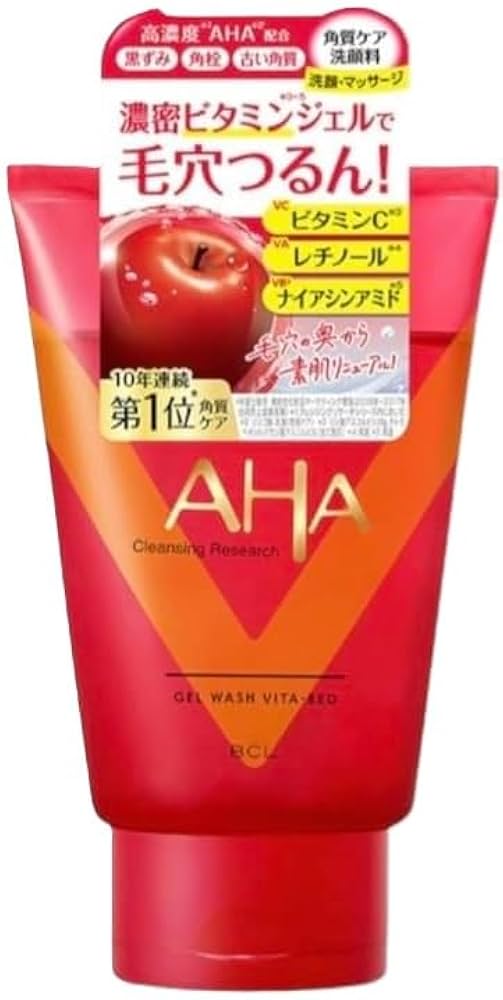 AHA クレンジングリサーチ　ジェルウォッシュ　VITA-RED ×10個セット Amazon | (まとめ買い) AHA クレンジングリサーチ ジェル