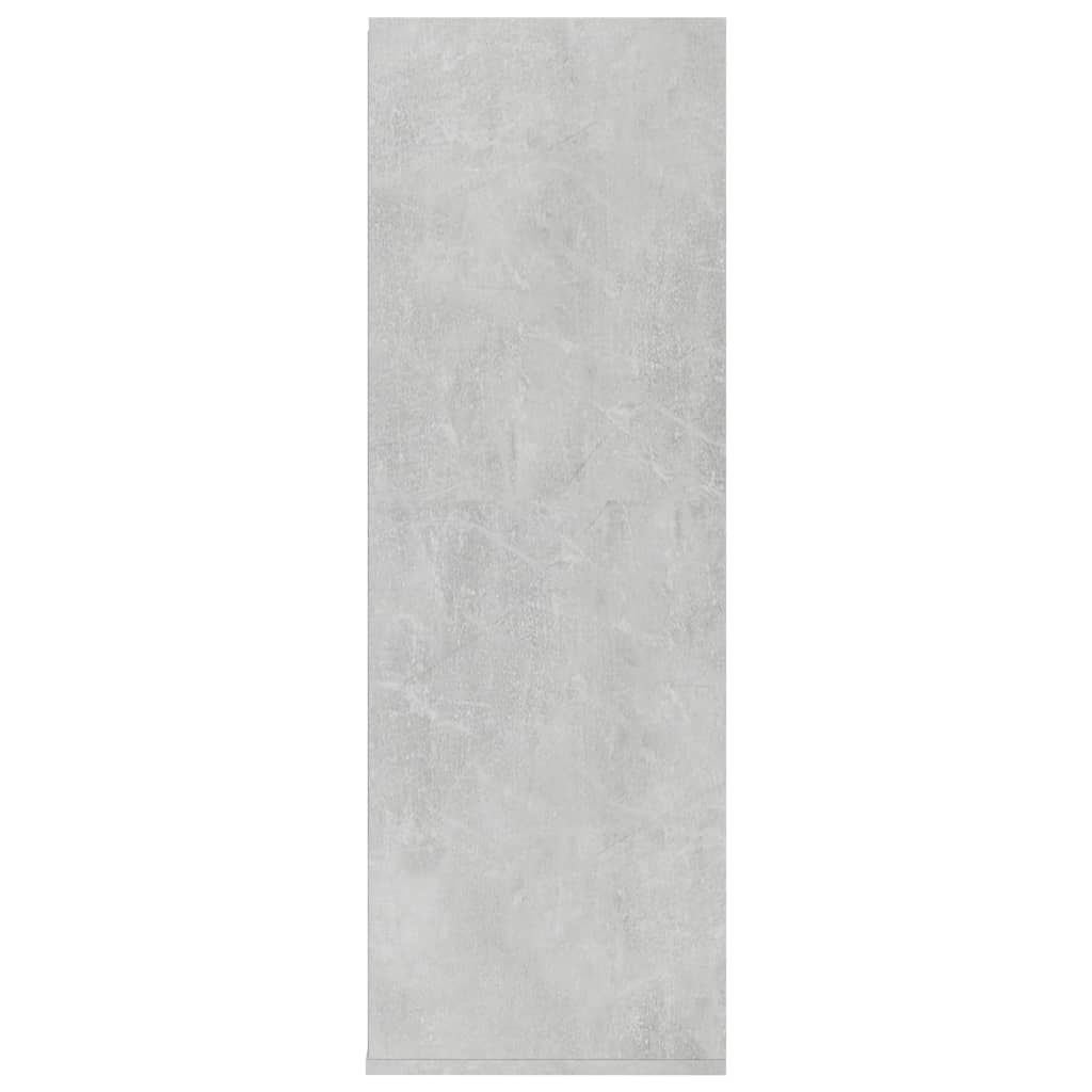 Schuhregal & Schuhschrank Betongrau Holzwerkstoff Schuhständer Schuhkommode für Eingangsbereich Wohnzimmer Schlafzimmer 54 x 34 x 100,5 cm