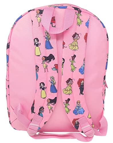 Disney Princess 16" Backpack Bag Belle Cinderella Tiana Jasmine Ariel Snow White #TOP2