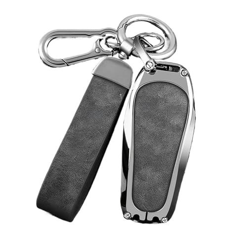 BYD Sealion 7 Sea Lion 07 2024-2025 対応 インテリアアクセサリー 車用リモコンキーケース キーチェーン ガーニッシュ トリムカバー(Grey 2)