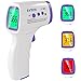 Bezdotykowy elektroniczny termometr elektroniczny na czoło cyfrowy termometr dokładny i szybki pomiar z trójkolorowym podświetleniem z wyświetlaczem temperatury pistoletu dla dzieci niemowląt dorosłych dom opieka zdrowotna