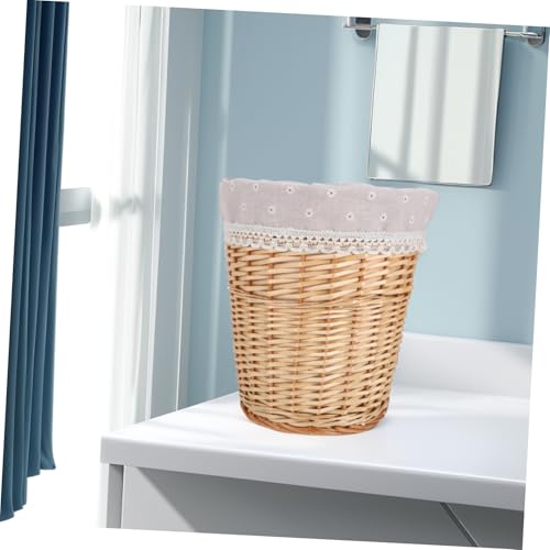 Panier à linge rotin tissé main d'exception, coffre de rangement de qualité durable - 4