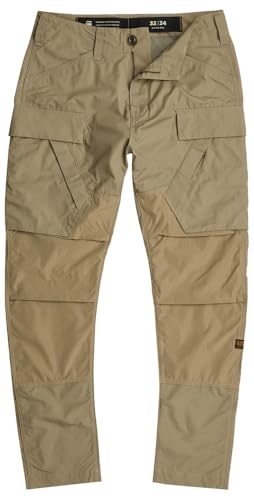 G-STAR Raw - Mens 3D Regular Tapered Cargo 3.0 5-Pocket Pants, Color Ensis Green, Size: 32W x 32L4