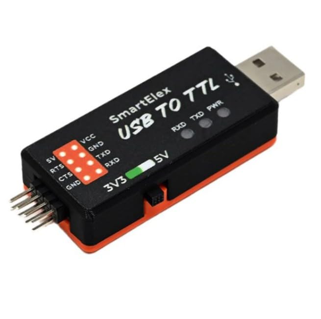 SmartElex FT232RL USB to TTL Converter - USB to UART Communication Module for Serial Communication & Data Transfer Systems | FTDI Based Converter Board | Microcontroller Interface Module-picture-28