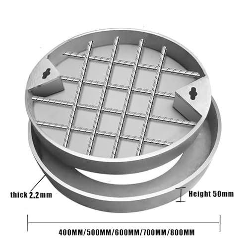 Couvercle de puits encastré pour terrasse design en carrelage ou pavés