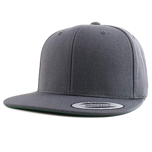 Image of Armycrew Flexfit Oversize XXL Structured Blank Flatbill Snapback Cap
