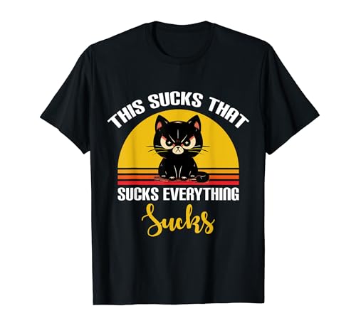 This Sucks Meme Cat T-Shirt Men Women